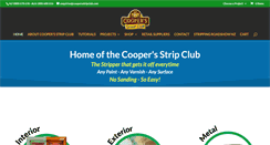 Desktop Screenshot of coopersstripclub.com